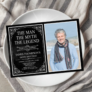 Der Mann Der Mythos Die Legende Überraschung 60. G Einladung