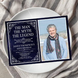 Der Mann Der Mythos Die Legende Überraschung 60. G Einladung