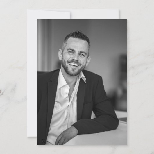 Der Mann der Mythos die Legende Überraschung 65. G Einladung (Rückseite)