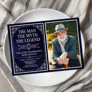Der Mann Der Mythos Die Legende Überraschung 80. G Einladung