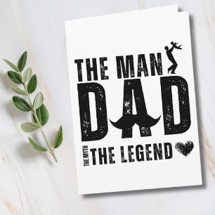 Der Mann Der Mythos Die Legende VATER Cooler Vater Karte