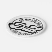 Der Mann, der Mythos, die Legende, Vater, Vater, P Pappteller (Schrägansicht)