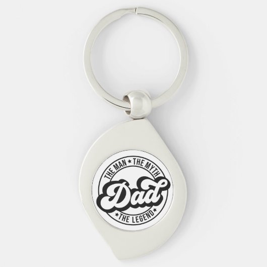 Der Mann, der Mythos, die Legende, Vater, Vater, P Schlüsselanhänger (Vorderseite)
