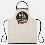Der Mann Der Mythos Die Marinaden-BBQ Schürze (Vorderseite)