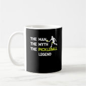 Der Mann, der Mythos, die Pickleball-Legende Kaffeetasse (Links)