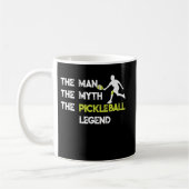 Der Mann, der Mythos, die Pickleball-Legende Kaffeetasse (Links)