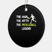 Der Mann, der Mythos, die Pickleball-Legende Keramik Ornament (Links)