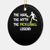 Der Mann, der Mythos, die Pickleball-Legende Keramik Ornament (Links)