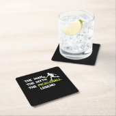 Der Mann, der Mythos, die Pickleball-Legende Rechteckiger Pappuntersetzer (Vor Ort)