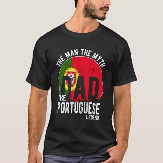 Der Mann der Mythos Die Portugiesische Legende - V T-Shirt (Vorderseite)