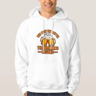 Der Mann, der Mythos, die Trinklegende – Lustige B Hoodie