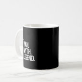 Der Mann, der Mythos, die verblüffenden Väter gebe Kaffeetasse (Vorderseite Links)
