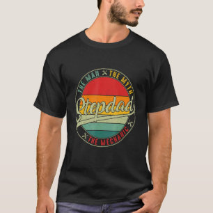 Der Mann Der Mythos Mechaniker Vintage Stiefvater T-Shirt
