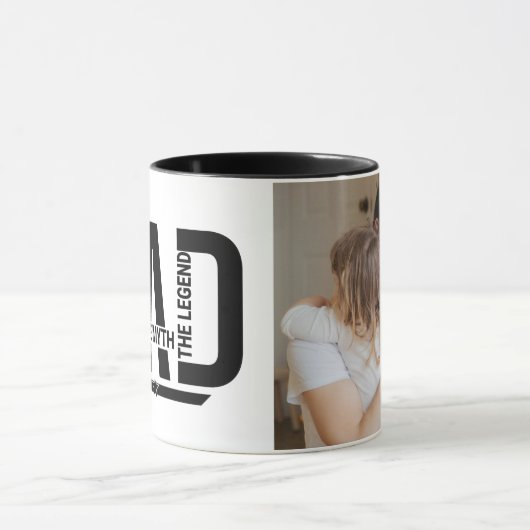 Der Mann, der Mythos Papa, das legendäre schwarze Tasse (Zentrum)