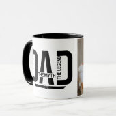 Der Mann, der Mythos Papa, das legendäre schwarze Tasse (Vorderseite Links)