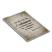 Der Mann, der - positive Zitate hat Notizblock (Rechte Seite)