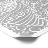 Der Mann, der - positive Zitate hat Poster (Ecke)