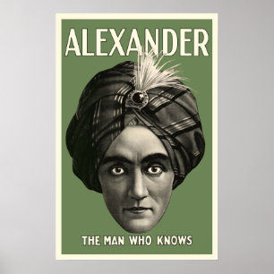 Der Mann, der Poster kennt - Grün