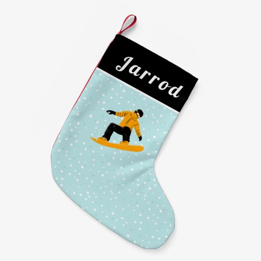 Der Mann, der seinen Namen Extremwintersport snowb Kleiner Weihnachtsstrumpf (Vorderansicht (hängend))