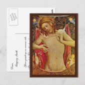 Der Mann der Trauer von Meister Francke (beste Qua Postkarte (Vorne/Hinten)