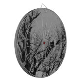 Der Mann, der Uhr nimmt Dartscheibe (Vorderseite Links)