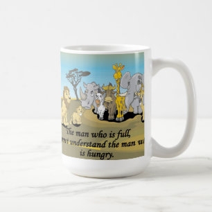 Der Mann, der voll ist, kann den Mann nicht Kaffeetasse