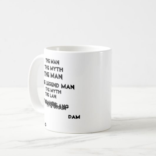 der Mann des Menschen Kaffeetasse (Vorderseite Links)