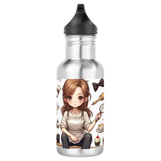 Der Mann, die Frau. 1 Wasserflasche (Rechts)