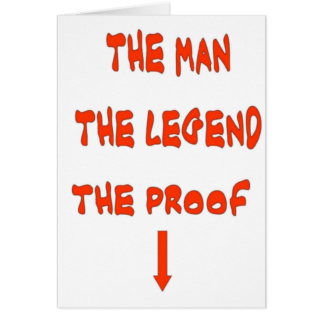 DER MANN DIE LEGENDE (Vorne)