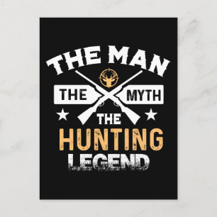 Der Mann Die Legende Die Jagd-Legende - Hirsch Postkarte