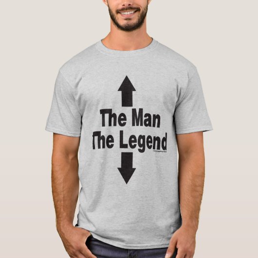 Der Mann die Legende T-Shirt (Vorderseite)
