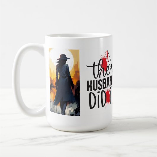 Der Mann hat es getan Kaffeetasse (Links)