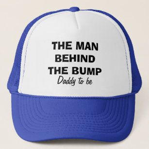 Der Mann hinter dem Berg   Witziger Hut für Papa Truckerkappe