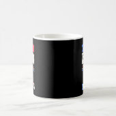 Der Mann hinter dem Feuerwerk 4. Juli Geschlecht Kaffeetasse (Mittel)