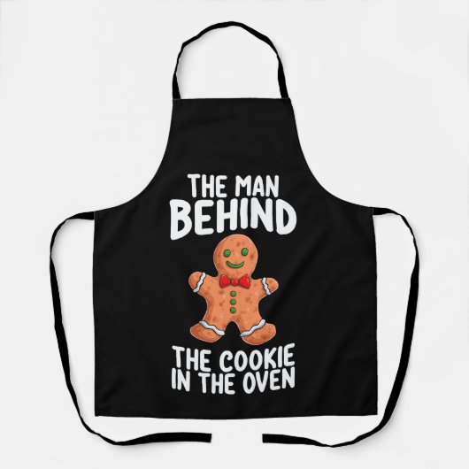 Der Mann hinter dem Keks zu Weihnachten pro Schürze (Vorderseite)