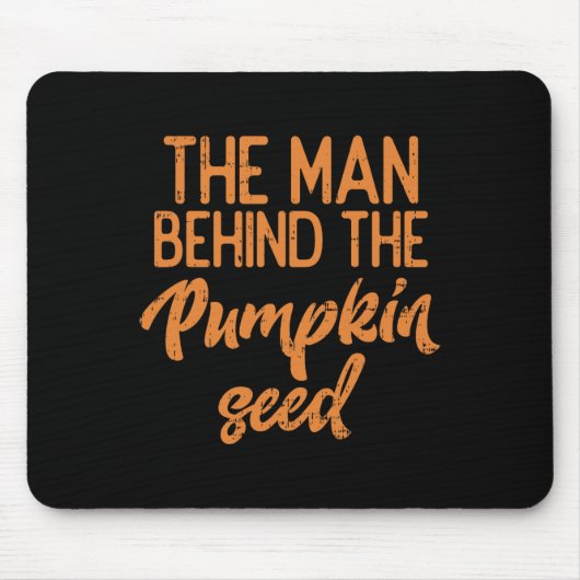 Der Mann hinter dem Kürbisgefühl Halloweenschwange Mousepad (Vorne)