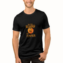 Der Mann hinter dem KürbisHalloween-T - Shirt