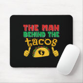 Der Mann hinter dem mexikanischen Taco-Vater Cinco Mousepad (Mit Mouse)