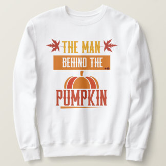 DER MANN HINTER DEM PUMPKIN mit Blätter Kürbis Sweatshirt