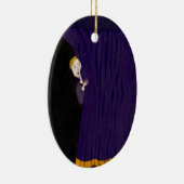 Der Mann hinter dem Vorhang Keramikornament (Rechts)