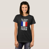 der Mann hinter den französischen Wurzeln T-Shirt (Vorne ganz)
