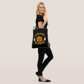 Der Mann hinter den Kürbiskeits-Shirts Halloween-S Tasche (Am Model)