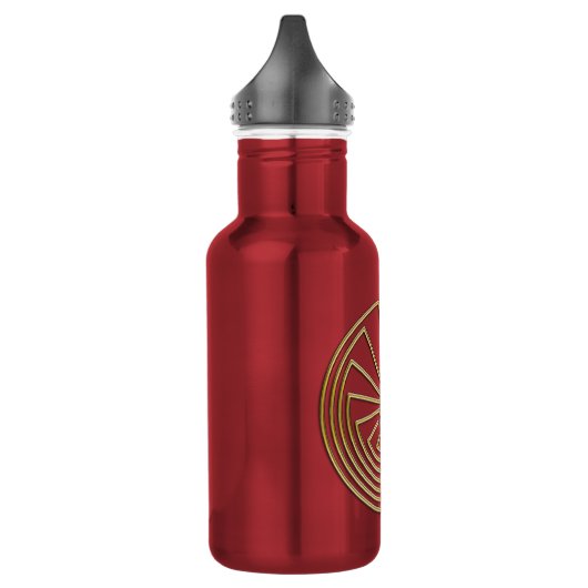 Der Mann im Labyrinth - Gold Trinkflasche (Links)