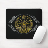 Der Mann im Maze - Gold im Stamm Mousepad (Mit Mouse)