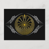 Der Mann im Maze - Gold im Stamm Postkarte (Vorderseite)