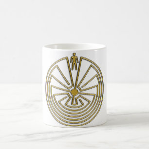 Der Mann im Maze - Gold Kaffeetasse