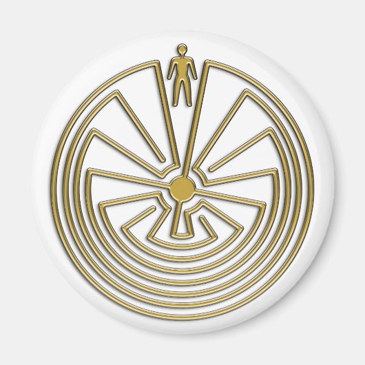 Der Mann im Maze - Gold Magnet (Vorne)