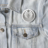 Der Mann im Maze - Silber Button (Beispiel)