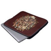 Der Mann im Maze - Volksstil Laptopschutzhülle (Vorne Knopf)