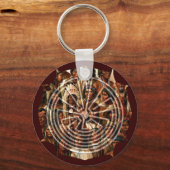 Der Mann im Maze - Volksstil Schlüsselanhänger (Vorderseite)